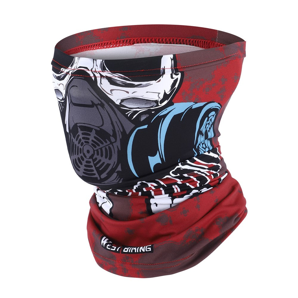 WEST BIKING YP0201393 Summer Sun-proof Magic Scarf Neck Gaiter Breathable Ice Silk Cycling Face Cover