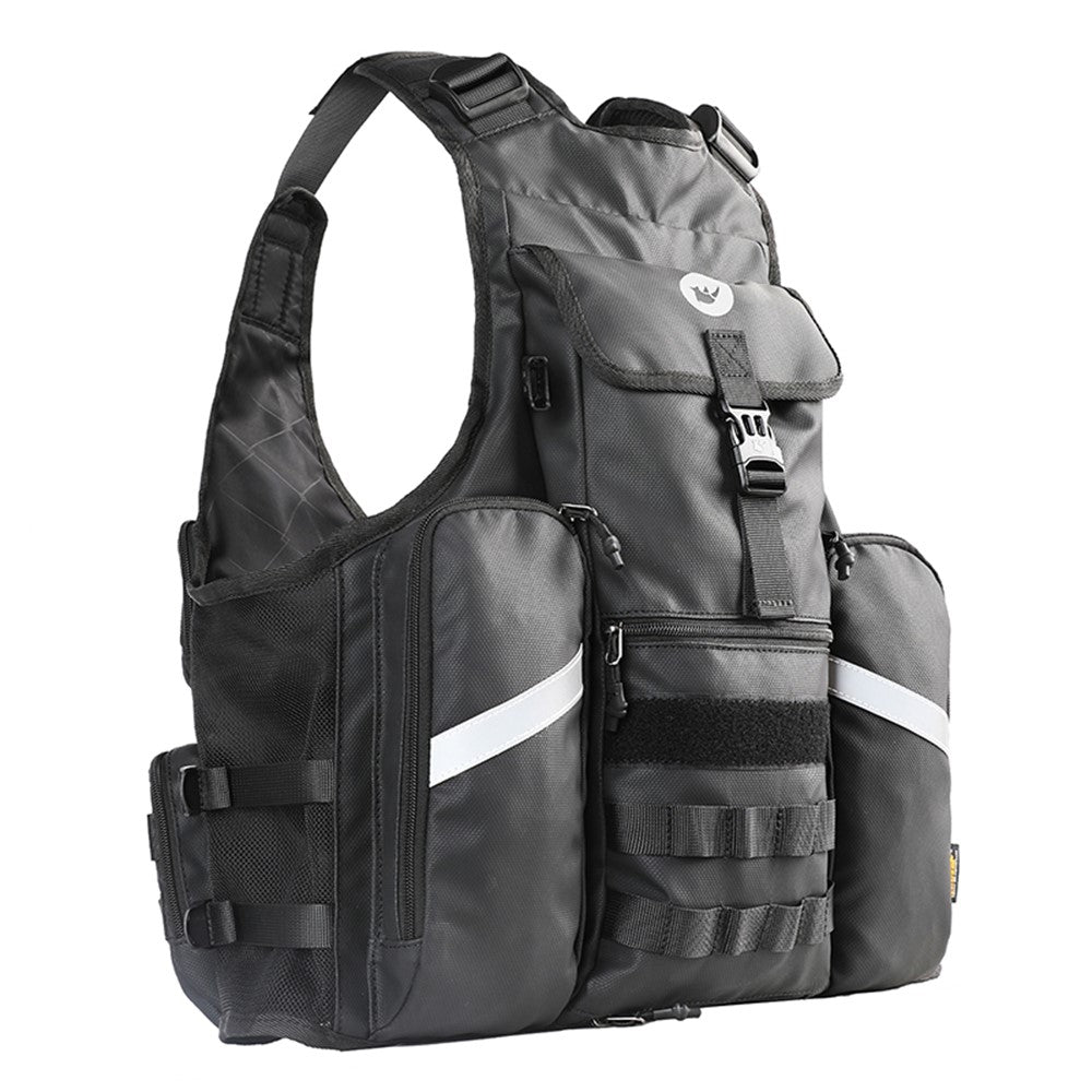 RHINOWALK M2012 Outdoor Sports Vest Multiple Pocket Water Storage System Breathable Fishing Vest for Cycling, Riding