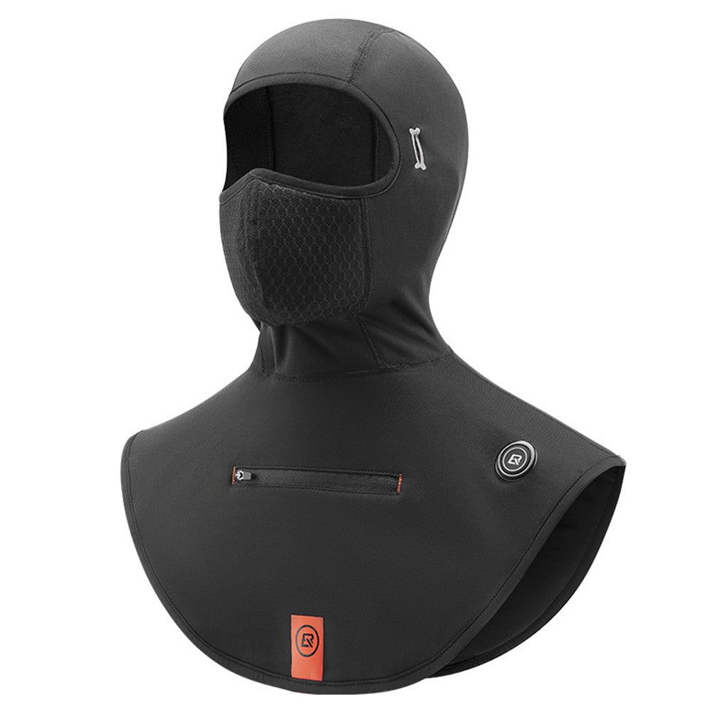 ROCKBROS YPP086 Windproof Ski Mask 5V Battery Heated Fleece Balaclava Headwear Face Mask Cover