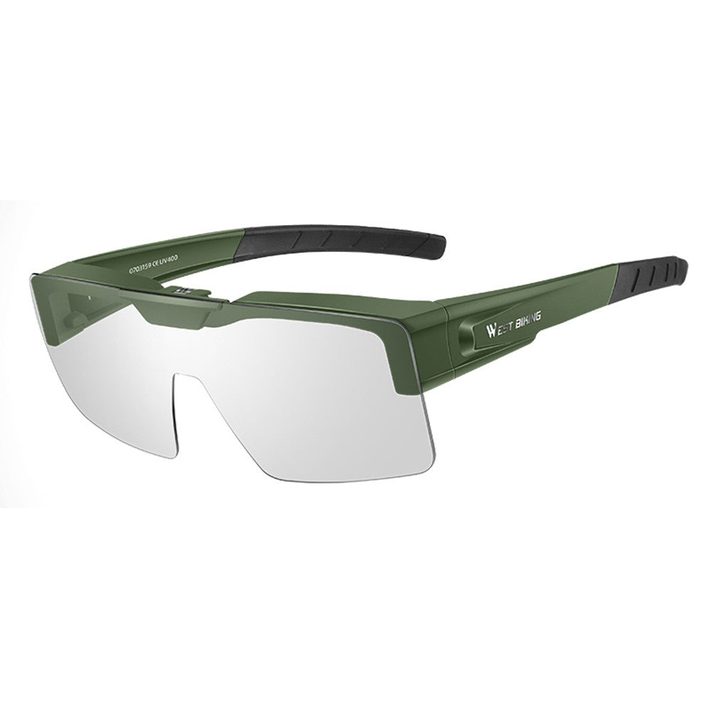 WEST BIKING YP0703159 Outdoor Cycling Sunglasses for Men and Women Clear Sunglasses Wind-Proof Sports Glasses