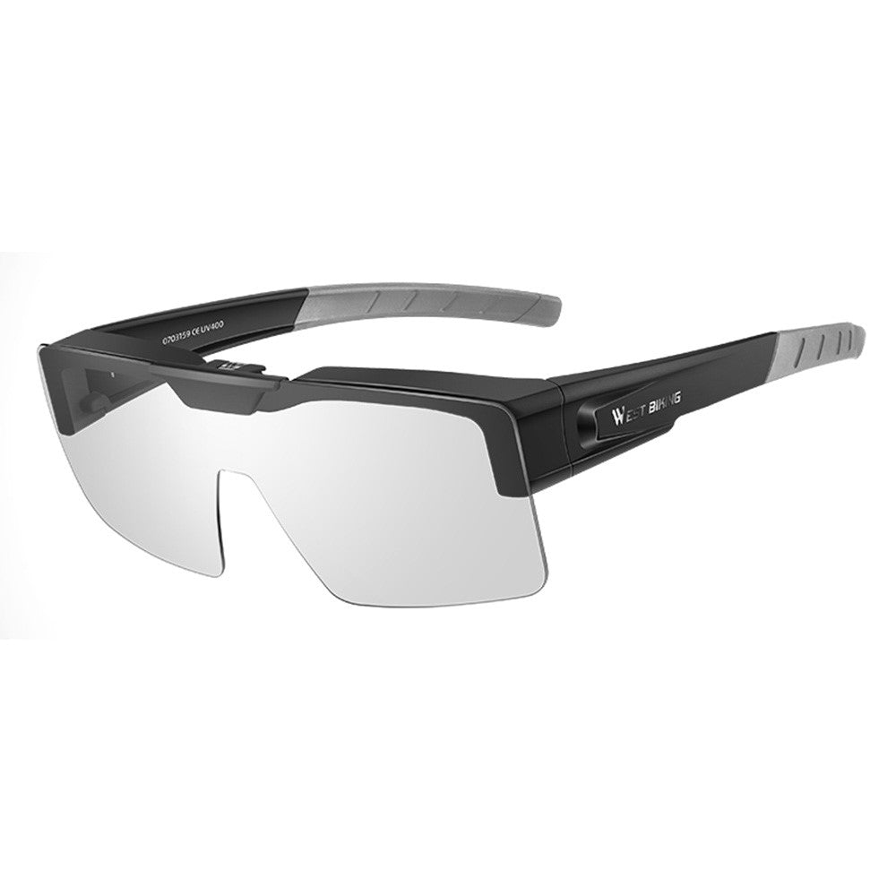WEST BIKING YP0703159 Outdoor Cycling Sunglasses for Men and Women Clear Sunglasses Wind-Proof Sports Glasses
