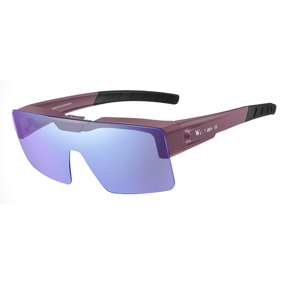 WEST BIKING Men Women Cycling Sunglasses Color Changing Lightweight Outdoor Riding Glasses