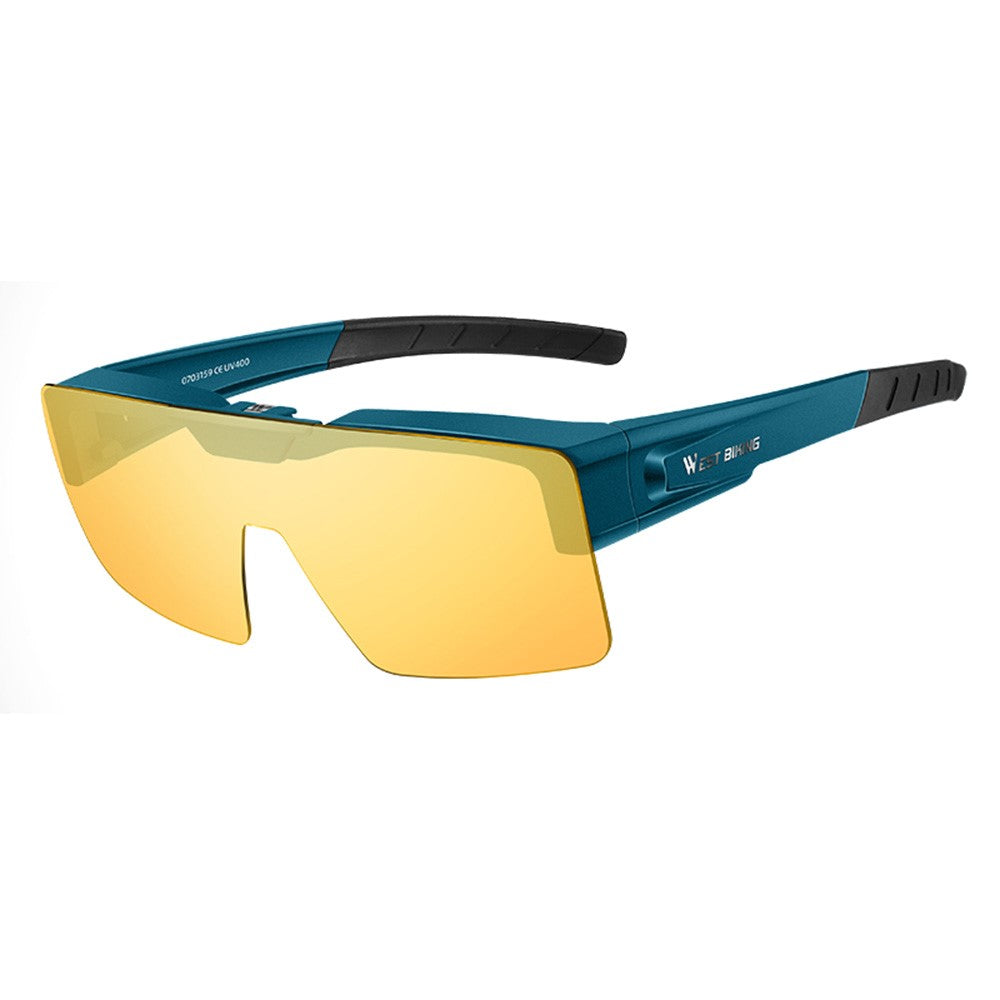 WEST BIKING Brightening Cycling Sunglasses for Outdoor Fishing Sunglasses Wind-Proof Sports Glasses