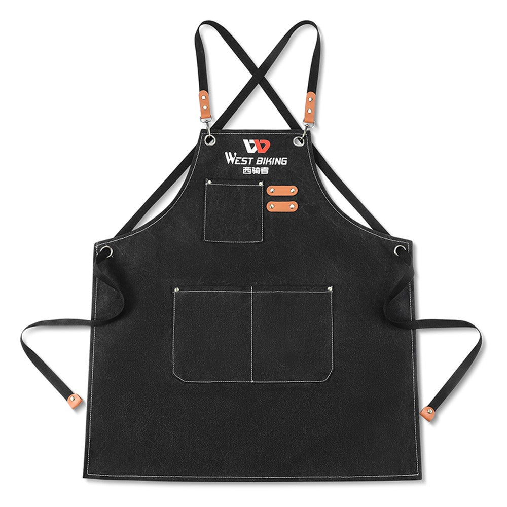 WEST BIKING YP0719379 Canvas Woodworking Apron for Woodworkers, Mechanics