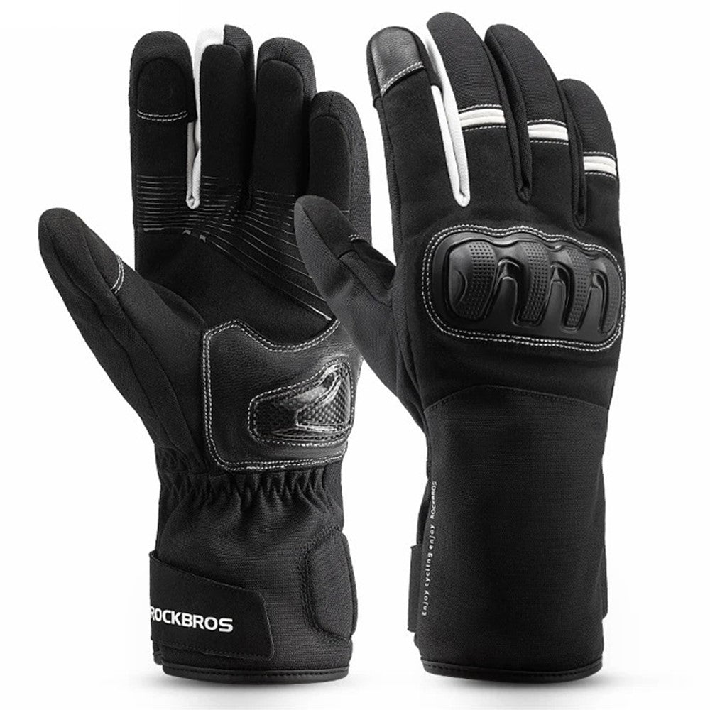 ROCKBROS MT023 Motorcycle Gloves Full Finger Touch Screen Men Windproof Mittens