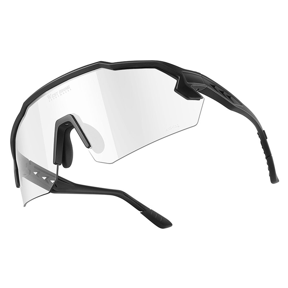 WEST BIKING YP0703164 TR90 Frame Anti-fog Cycling Glasses UV400 Photochromic Sunglasses