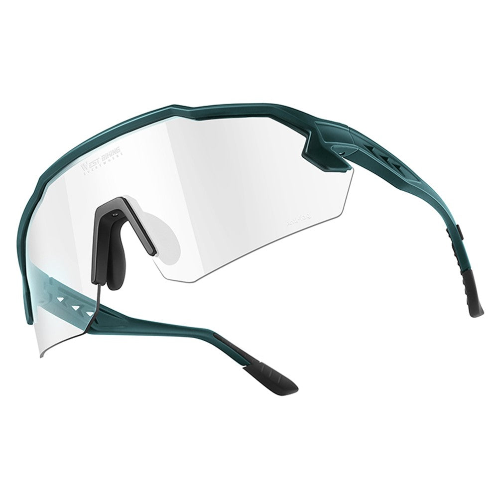 WEST BIKING YP0703164 TR90 Frame Anti-fog Cycling Glasses UV400 Photochromic Sunglasses