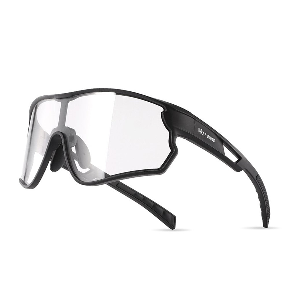 WEST BIKING YP0703161 Photochromic Cycling Sunglasses MTB Road Bike Windproof TR90 Frame Goggles