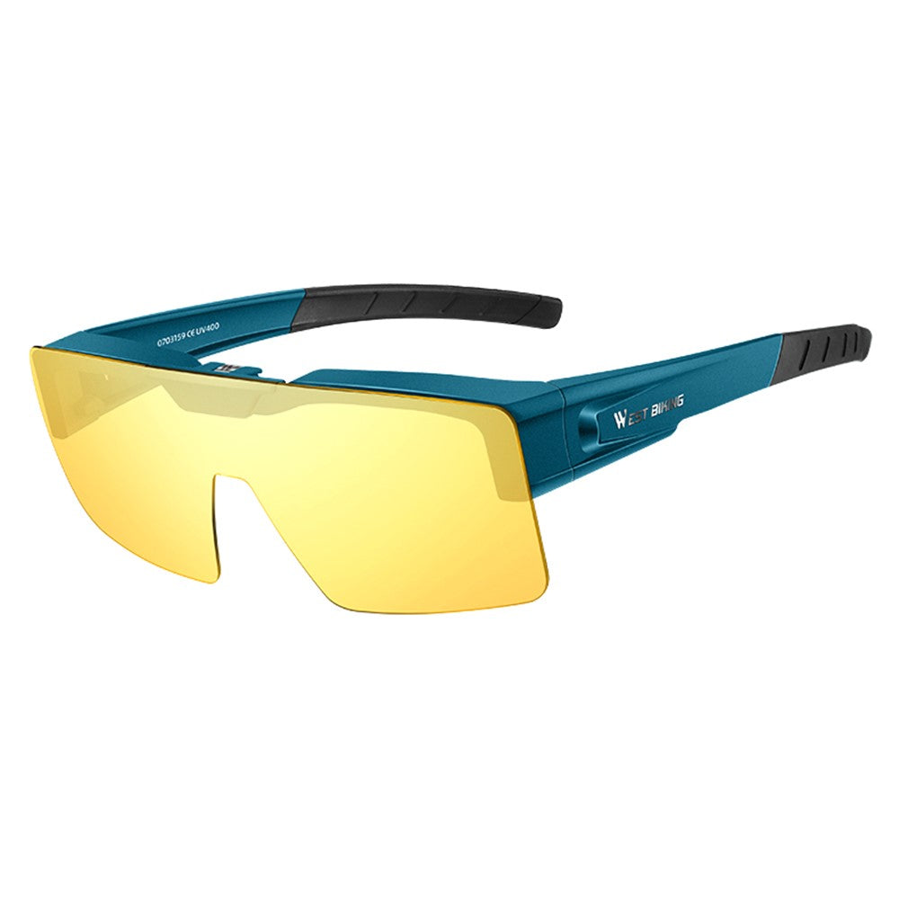 WEST BIKING YP0703159 Night Vision Lens Flip Up Glasses Night Cycling Driving Goggles