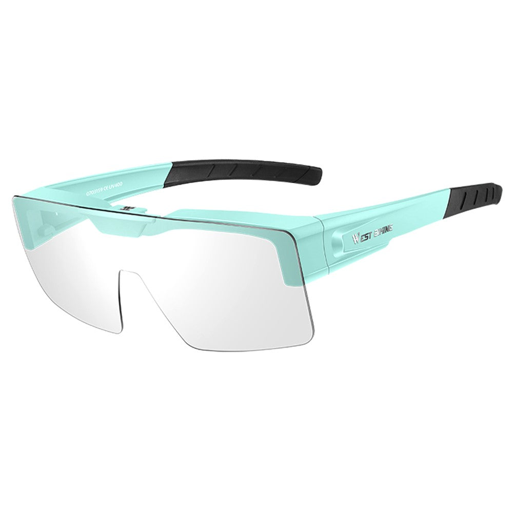 WEST BIKING YP0703159 Clear Photochromic Glasses Cycling Goggles Sunglasses