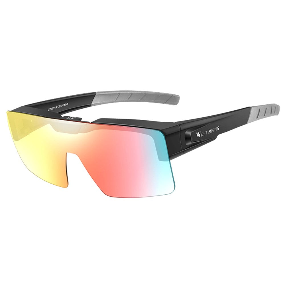 WEST BIKING YP0703160 Photochromic Lens Flip Up Glasses Outdoor Cycling Driving Sunglasses