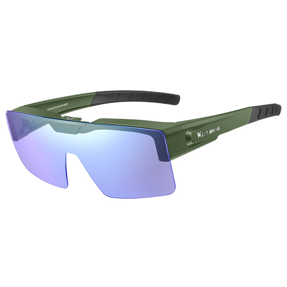 WEST BIKING YP0703160 Photochromic Lens Flip Up Glasses Outdoor Cycling Driving Sunglasses