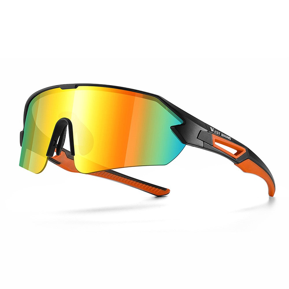 WEST BIKING Colorful Coating Lens Cycling Running Glasses Men Women Outdoor Sunglasses