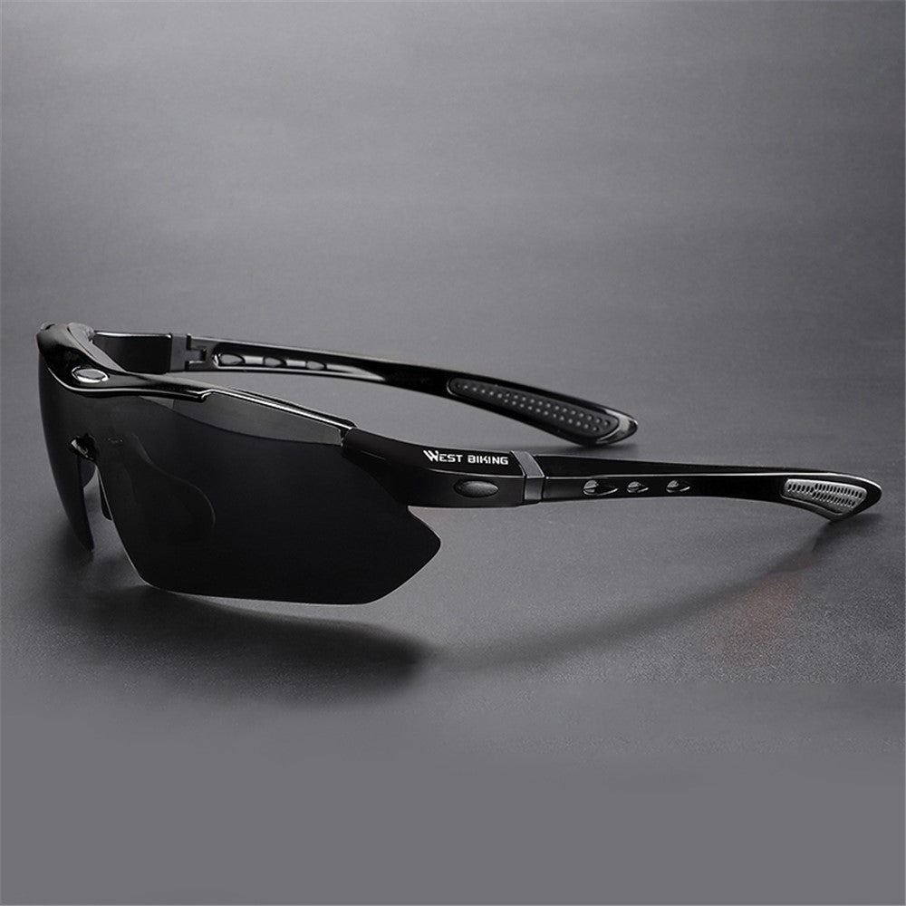 WEST BIKING YP0703142 Polarized Sports Sunglasses Cycling Mountain Bike Sunglasses with 5 Lens