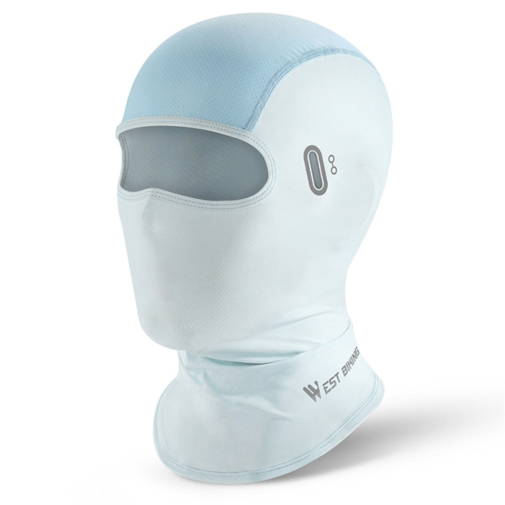 WEST BIKING YP0201417 Summer Sun Protection Photochromic Ice Silk Balaclava Face Mask