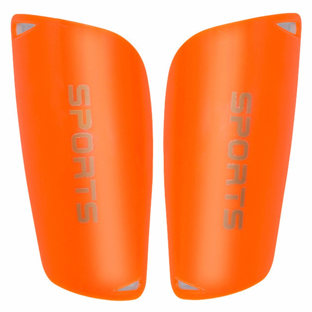 LINTORE WELT098 1 Pair Plastic + EVA Slip-In Shin Pads for Kids Soccer Leg Protector