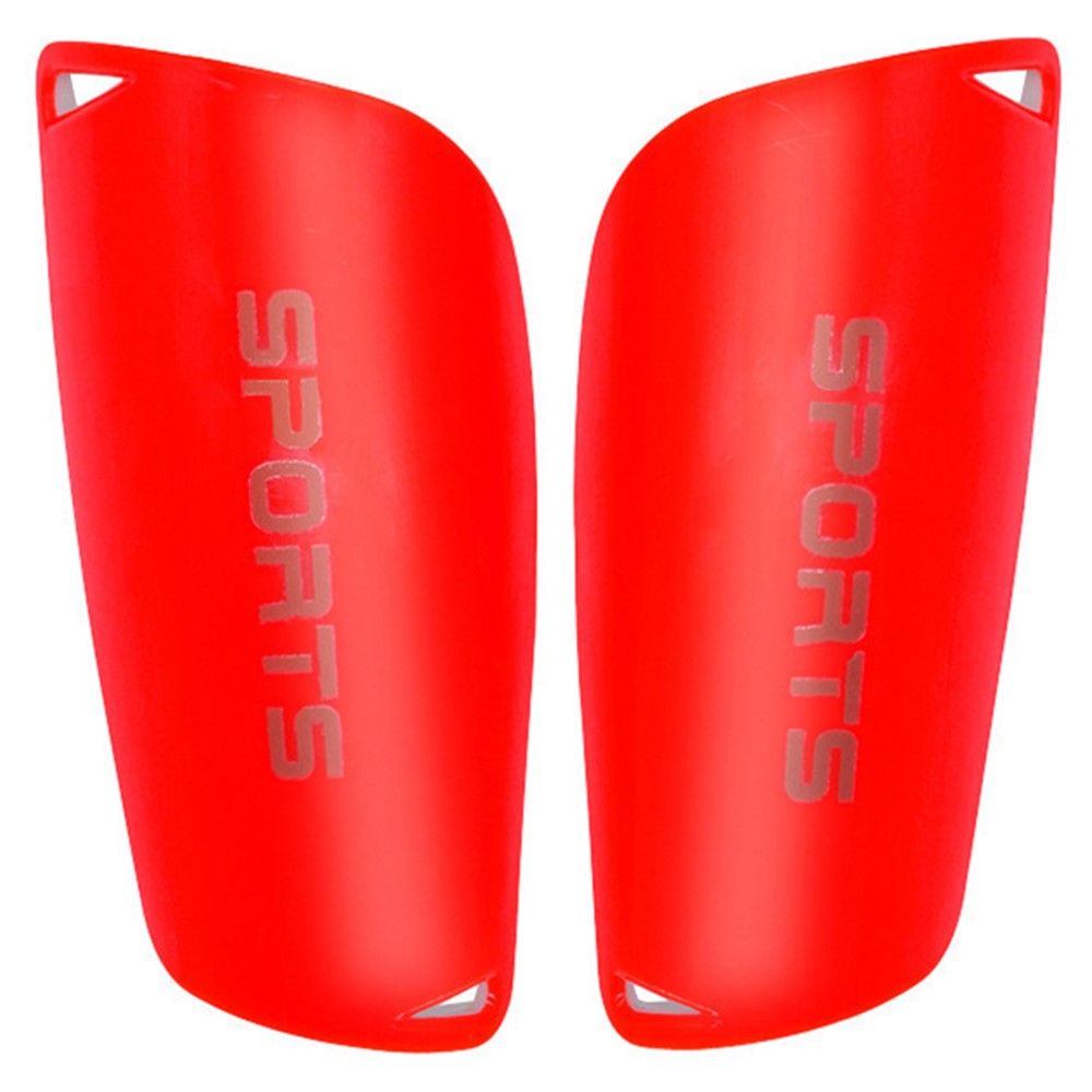 LINTORE WELT098 1 Pair Plastic + EVA Slip-In Shin Pads for Kids Soccer Leg Protector
