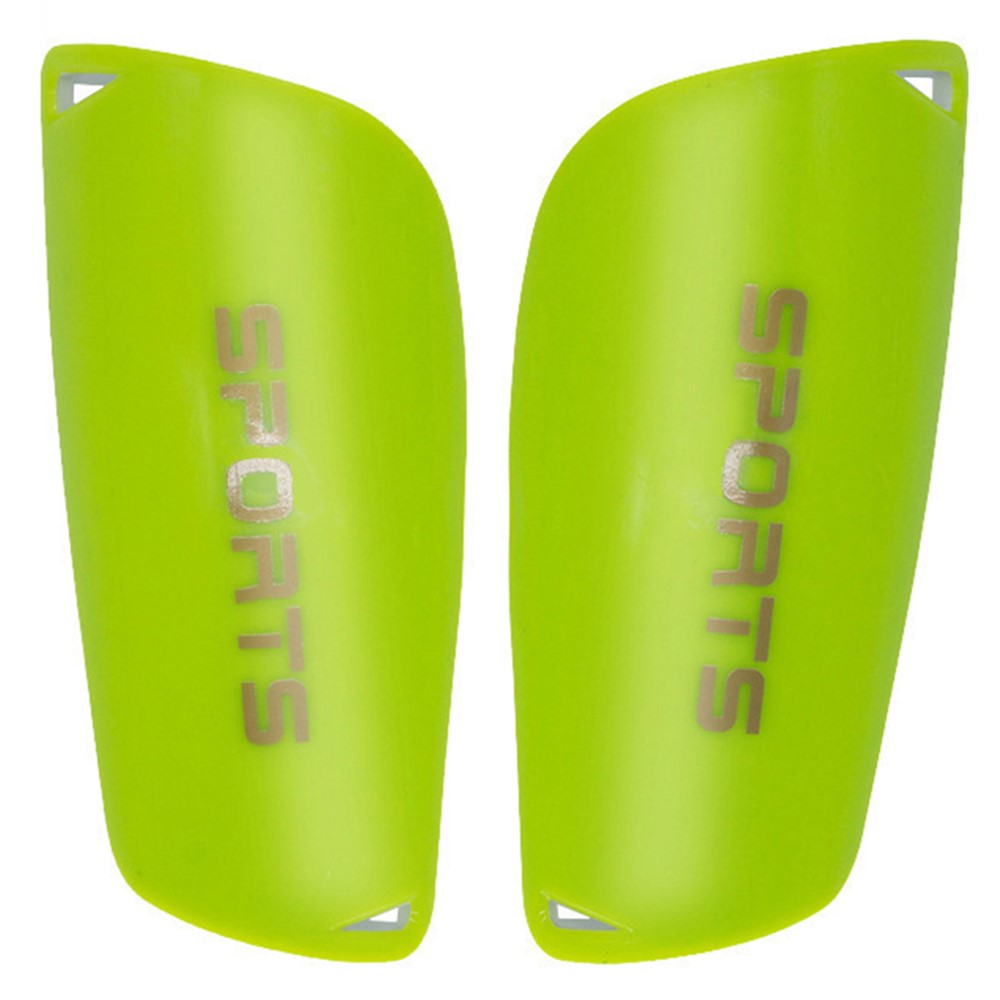 LINTORE WELT098 1 Pair Plastic + EVA Slip-In Shin Pads for Kids Soccer Leg Protector