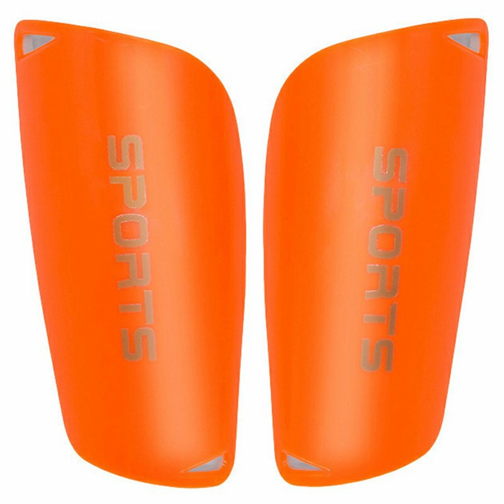LINTORE WELT098 1 Pair Plastic + EVA Slip-In Shin Pads Soccer Leg Protector for Older Children