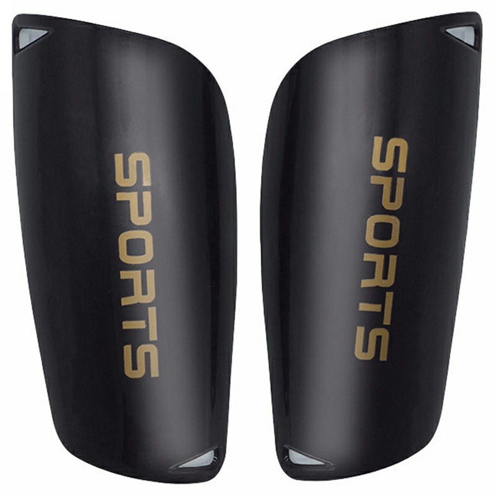 LINTORE WELT098 1 Pair Plastic + EVA Slip-In Shin Pads Soccer Leg Protector for Older Children