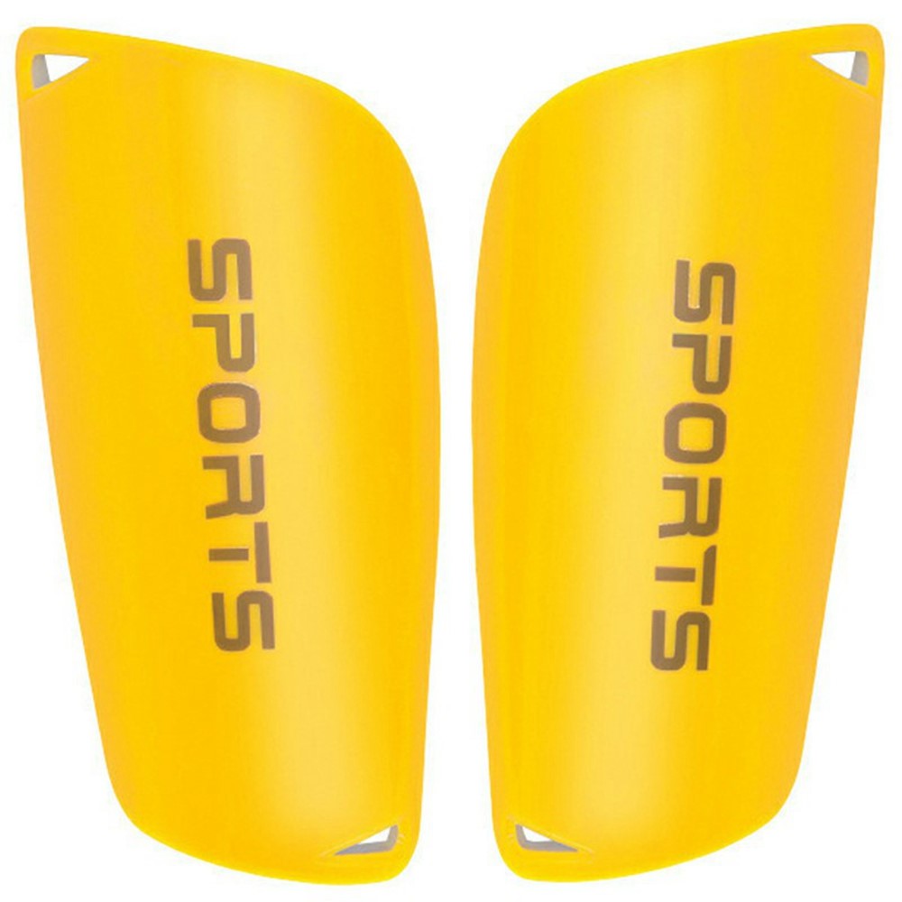 LINTORE WELT098 1 Pair Plastic + EVA Slip-In Shin Pads Soccer Leg Protector for Older Children