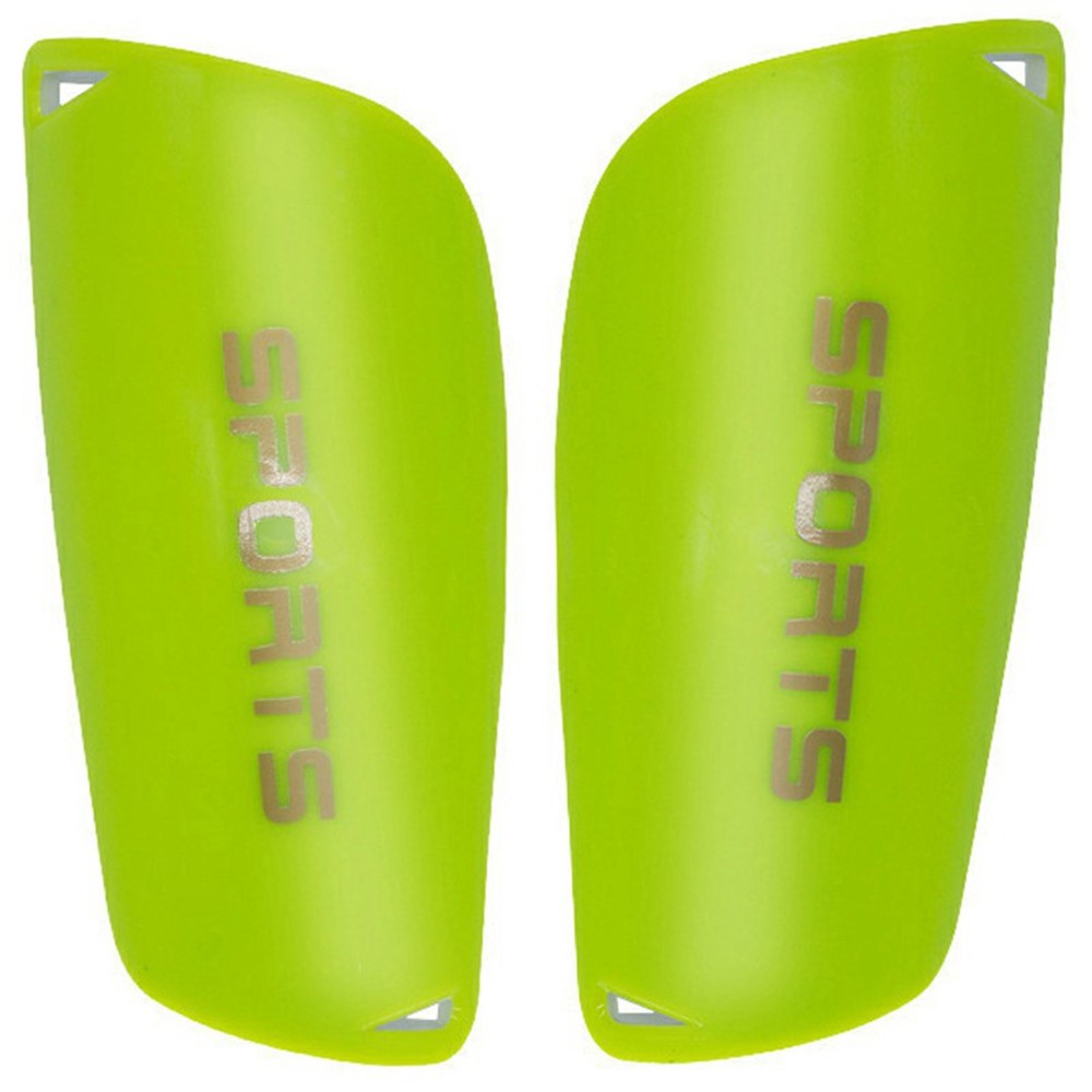 LINTORE WELT098 1 Pair Plastic + EVA Slip-In Shin Pads Soccer Leg Protector for Older Children