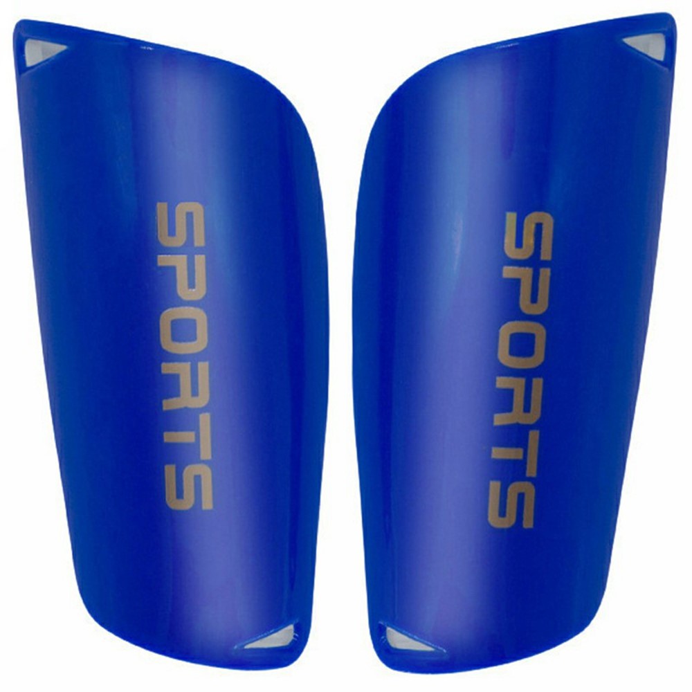 LINTORE WELT098 1 Pair Plastic + EVA Slip-In Shin Pads Soccer Leg Protector for Older Children
