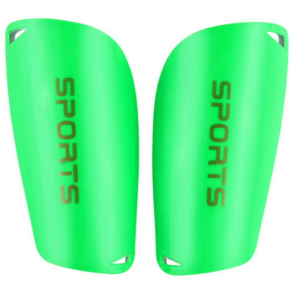 LINTORE WELT098 1 Pair Plastic + EVA Slip-In Shin Pads Soccer Leg Protector for Older Children