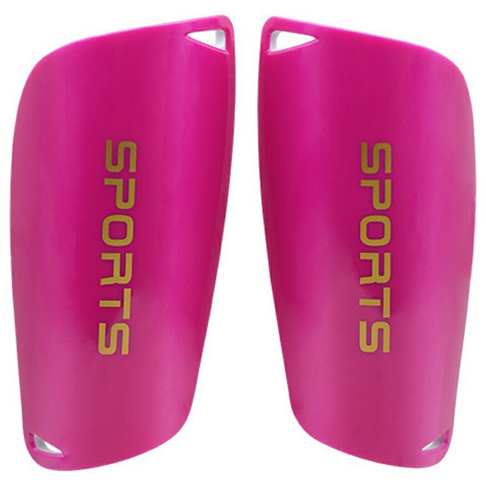 LINTORE WELT098 1 Pair Plastic + EVA Slip-In Shin Pads Soccer Leg Protector for Older Children