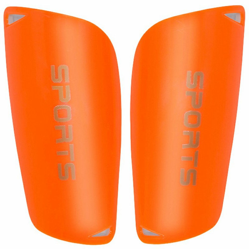 LINTORE WELT098 1 Pair Plastic + EVA Slip-In Shin Pads Soccer Leg Protector for Adult