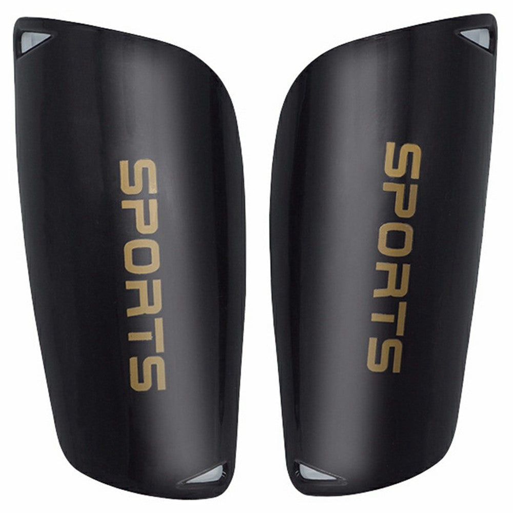LINTORE WELT098 1 Pair Plastic + EVA Slip-In Shin Pads Soccer Leg Protector for Adult