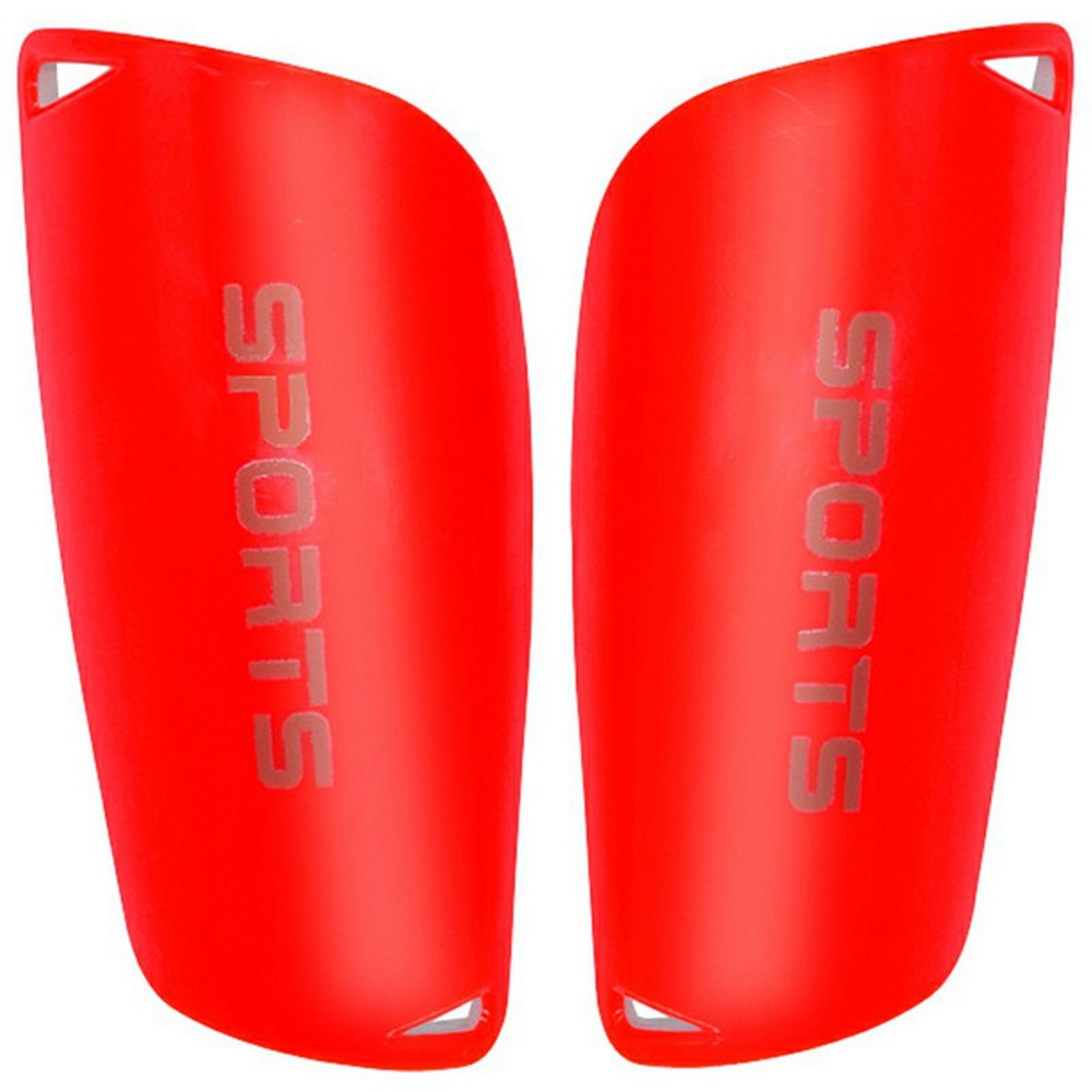 LINTORE WELT098 1 Pair Plastic + EVA Slip-In Shin Pads Soccer Leg Protector for Adult