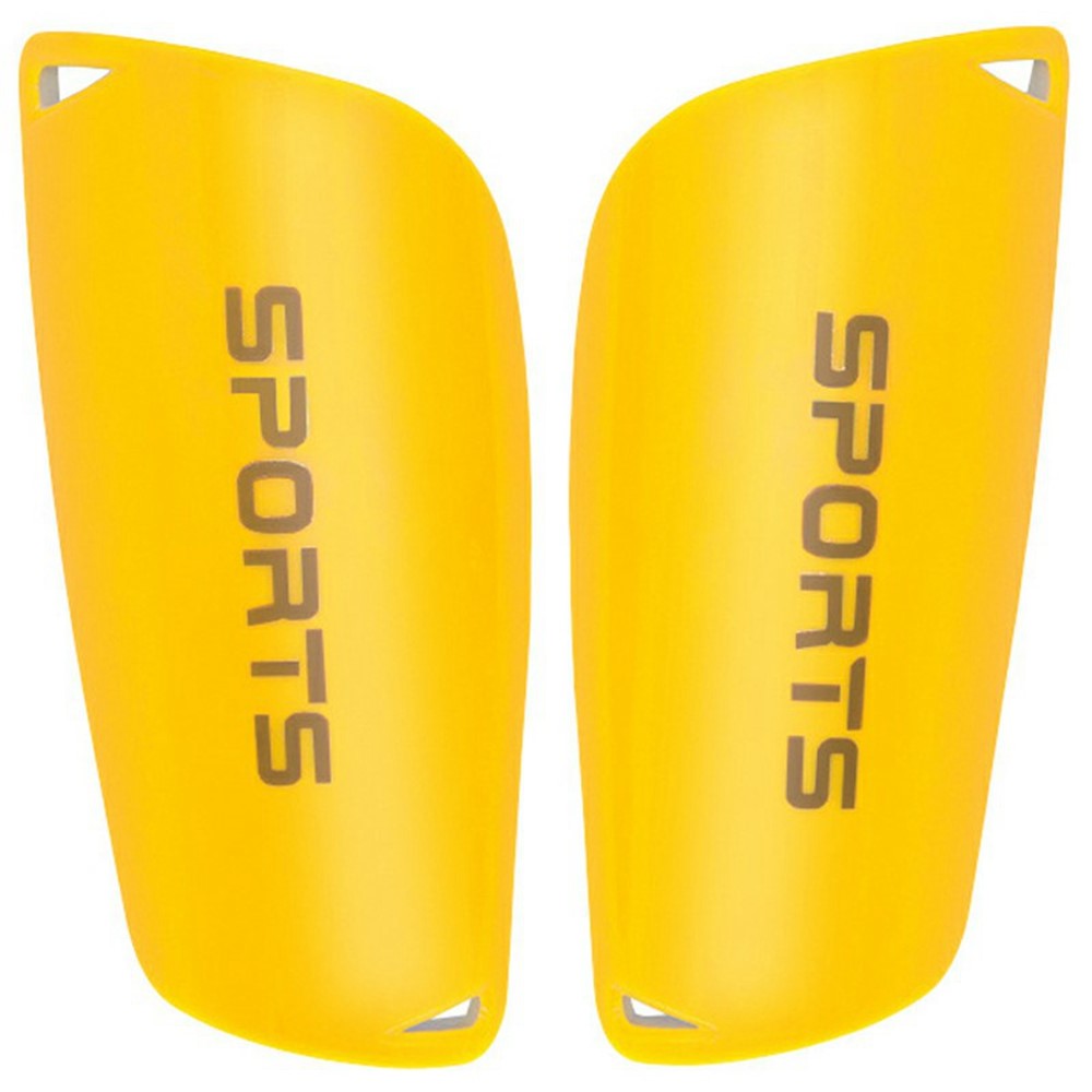 LINTORE WELT098 1 Pair Plastic + EVA Slip-In Shin Pads Soccer Leg Protector for Adult