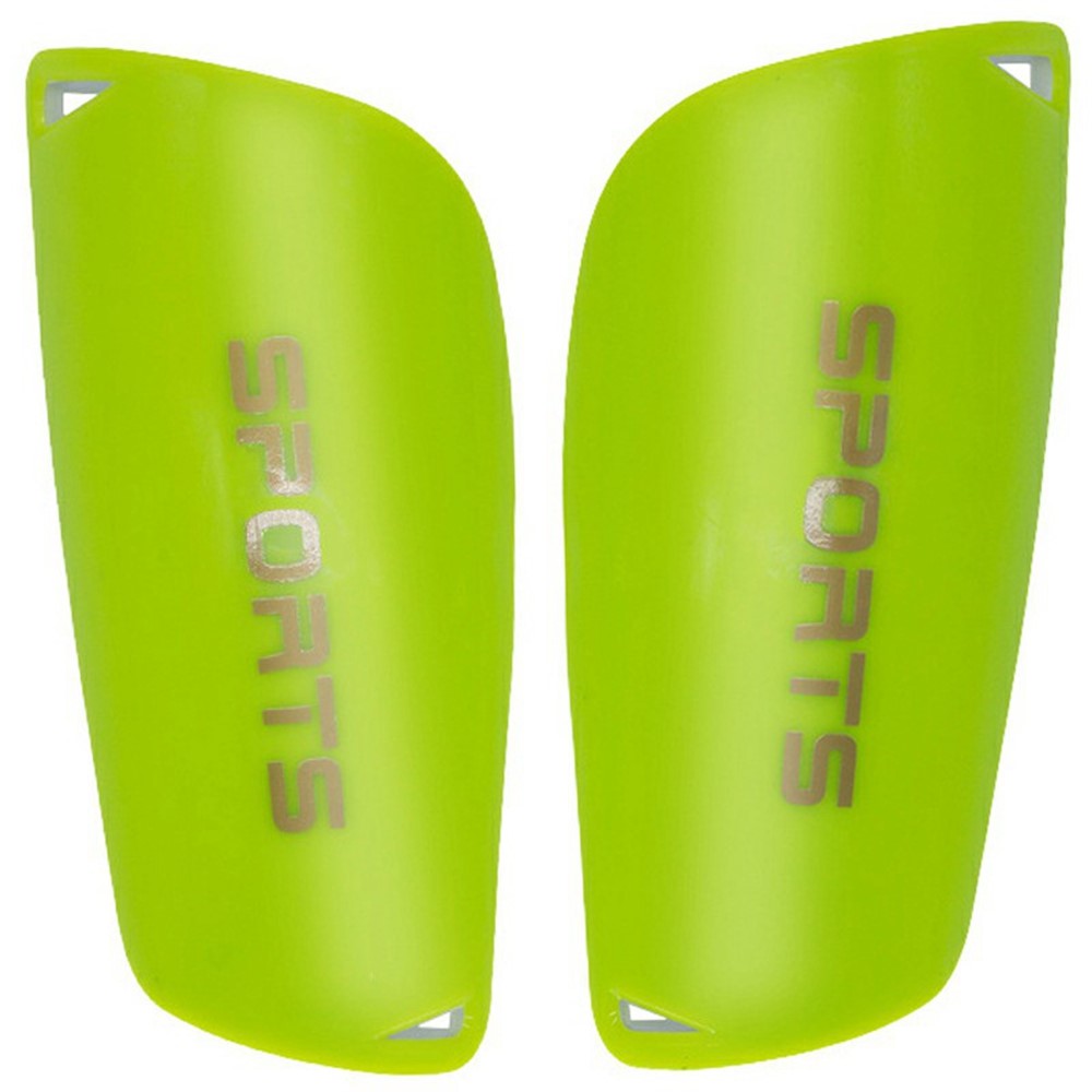 LINTORE WELT098 1 Pair Plastic + EVA Slip-In Shin Pads Soccer Leg Protector for Adult