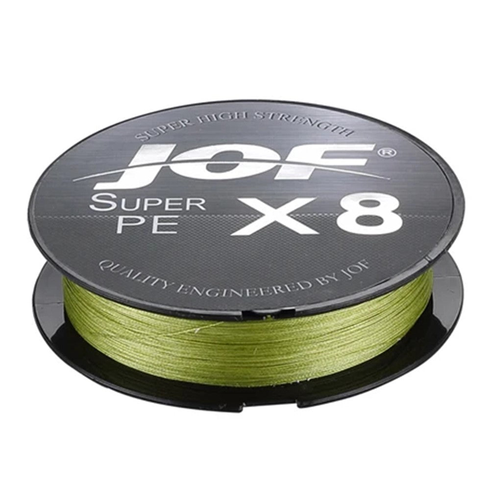 JOF 100m 0.6# 8 Strand Fishing Line High Strength Wear-resistant PE Braided Fishing Wire
