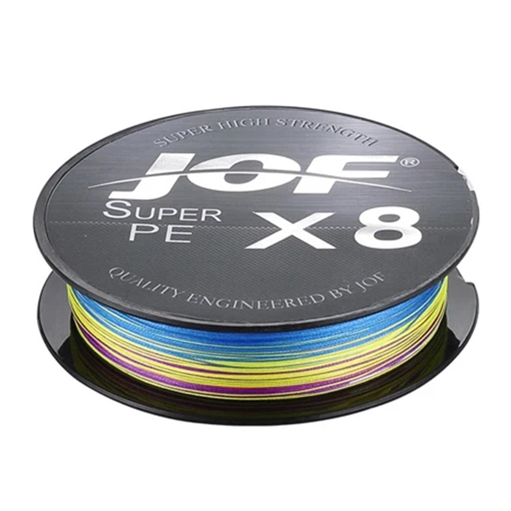 JOF 100m 0.6# 8 Strand Fishing Line High Strength Wear-resistant PE Braided Fishing Wire