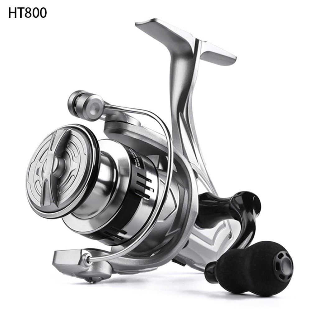 TAKUMI-S HT800 Fishing Reel 5.2:1 Gear Ratio Metal Spinning Reel Gourd Shape Handle Mini Type