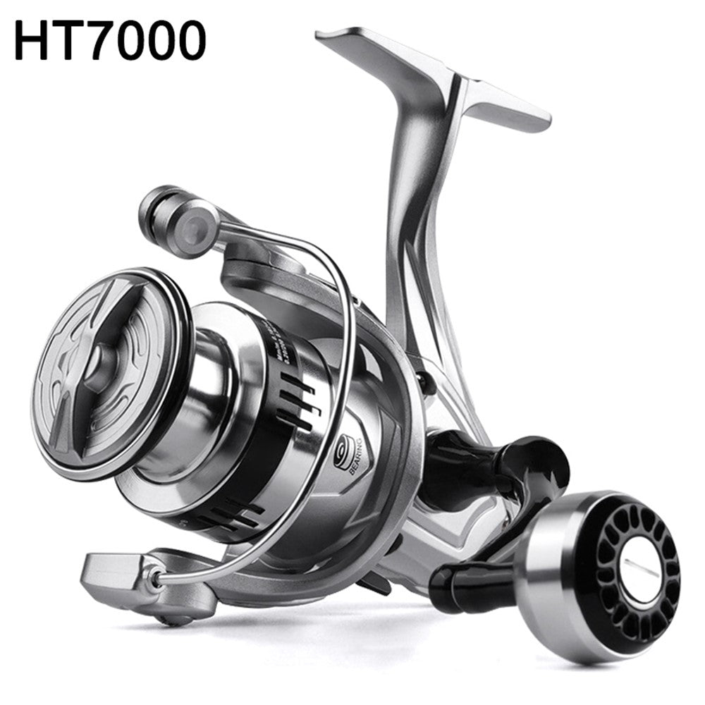 TAKUMI-S HT7000 Fishing Reel 5.2:1 Gear Ratio Metal Spinning Reel Metal Grip Ball