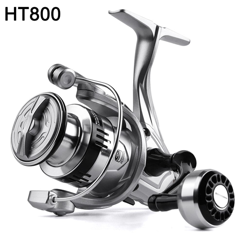 TAKUMI-S HT800 Mini Type Fishing Reel 5.2:1 Ratio Metal Spinning Reel Metal Grip Ball