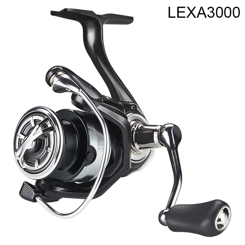 DEUKIO LEXA3000 Metal Powerful Fishing Reel Saltwater Smooth Spinning Reel with 3+1BB Bearing