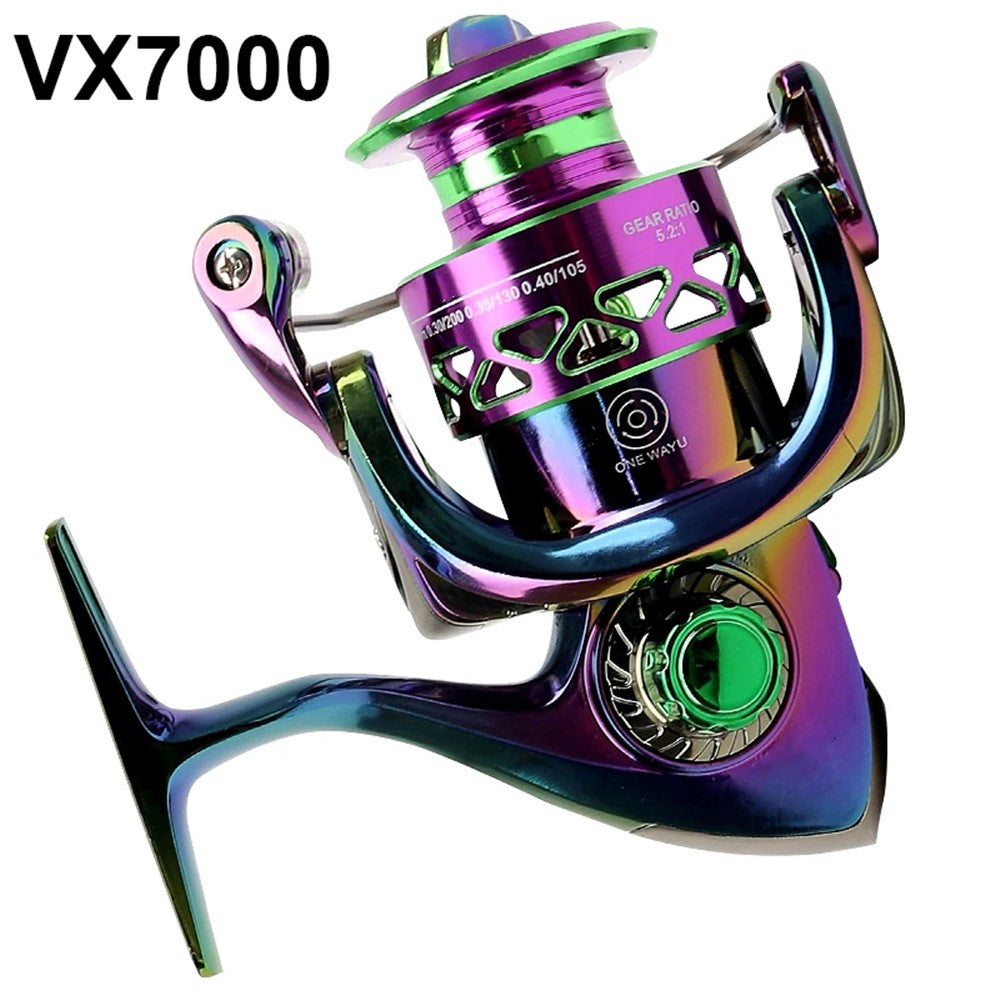 VX7000 14+1 Bearings 5.2:1 Ratio Saltwater Ultralight Fishing Reel Left / Right Hand Freshwater Reel