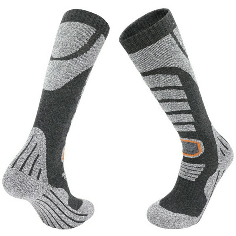 RONYUESS 8206 1 Pair Professional Winter Ski Socks Thicken High Tube Sports Socks for Men Women
