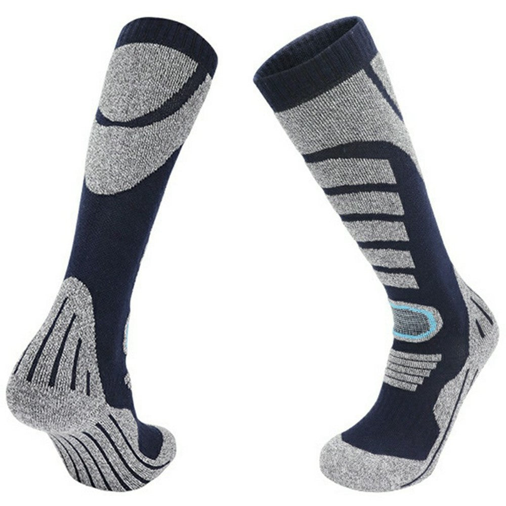 RONYUESS 8206 1 Pair Professional Winter Ski Socks Thicken High Tube Sports Socks for Men Women