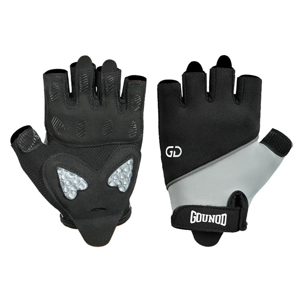 GOUNOD GL068 Shock Absorbing Cycling Gloves for Outdoor Sports Breathable Half Finger Mittens