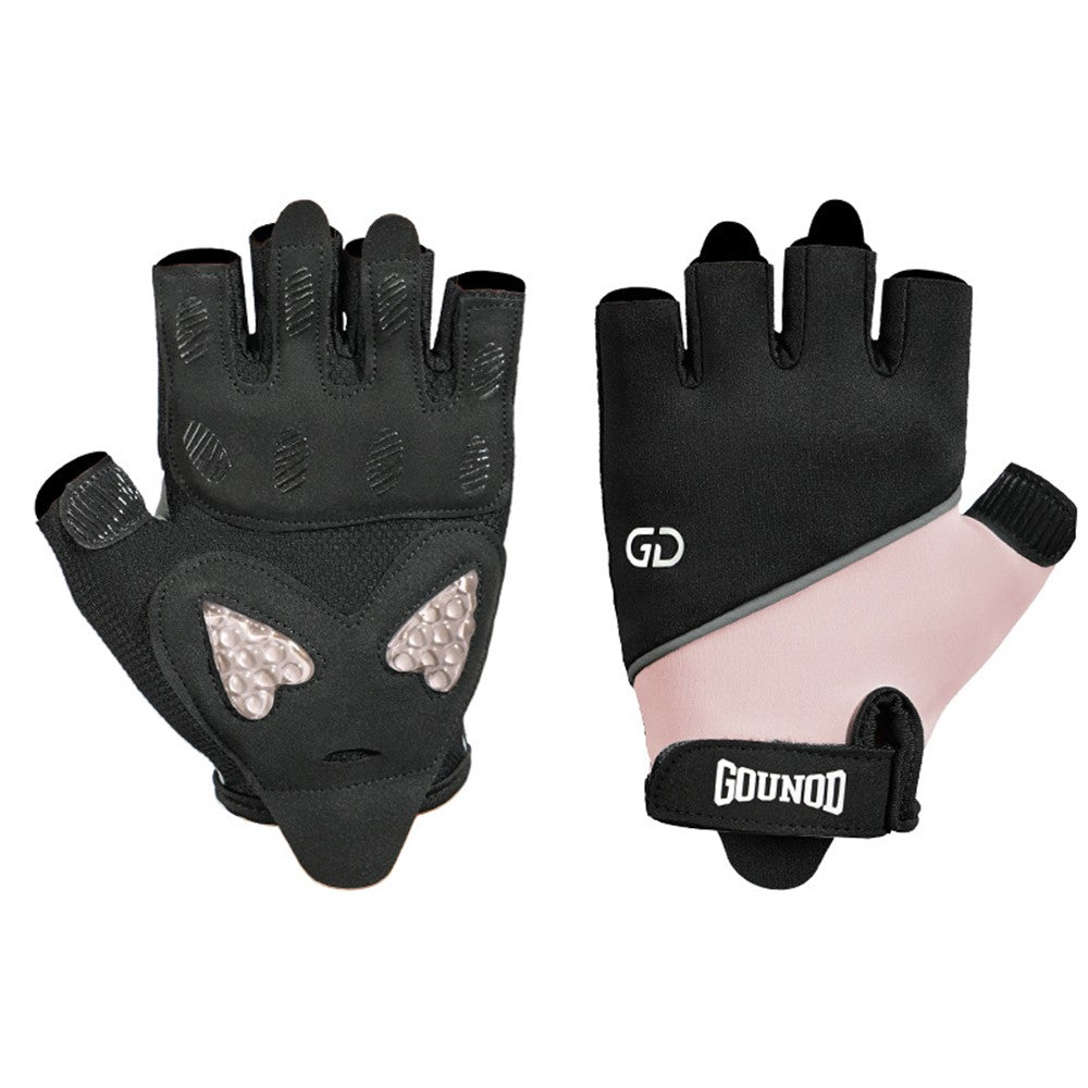 GOUNOD GL068 Shock Absorbing Cycling Gloves for Outdoor Sports Breathable Half Finger Mittens