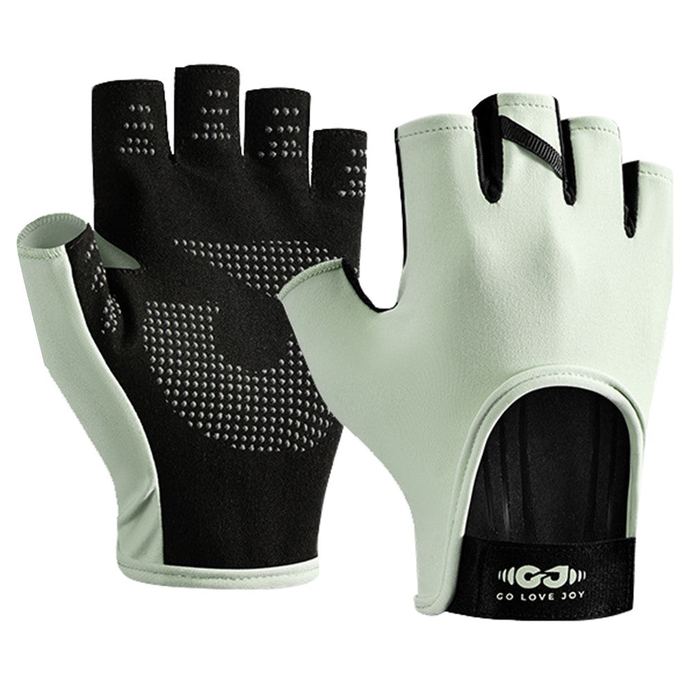 GOLOVEJOY XG85 1 Pair Fitness Cycling Hiking Summer Half Finger Gloves Anti Slip Breathable Workout Gloves