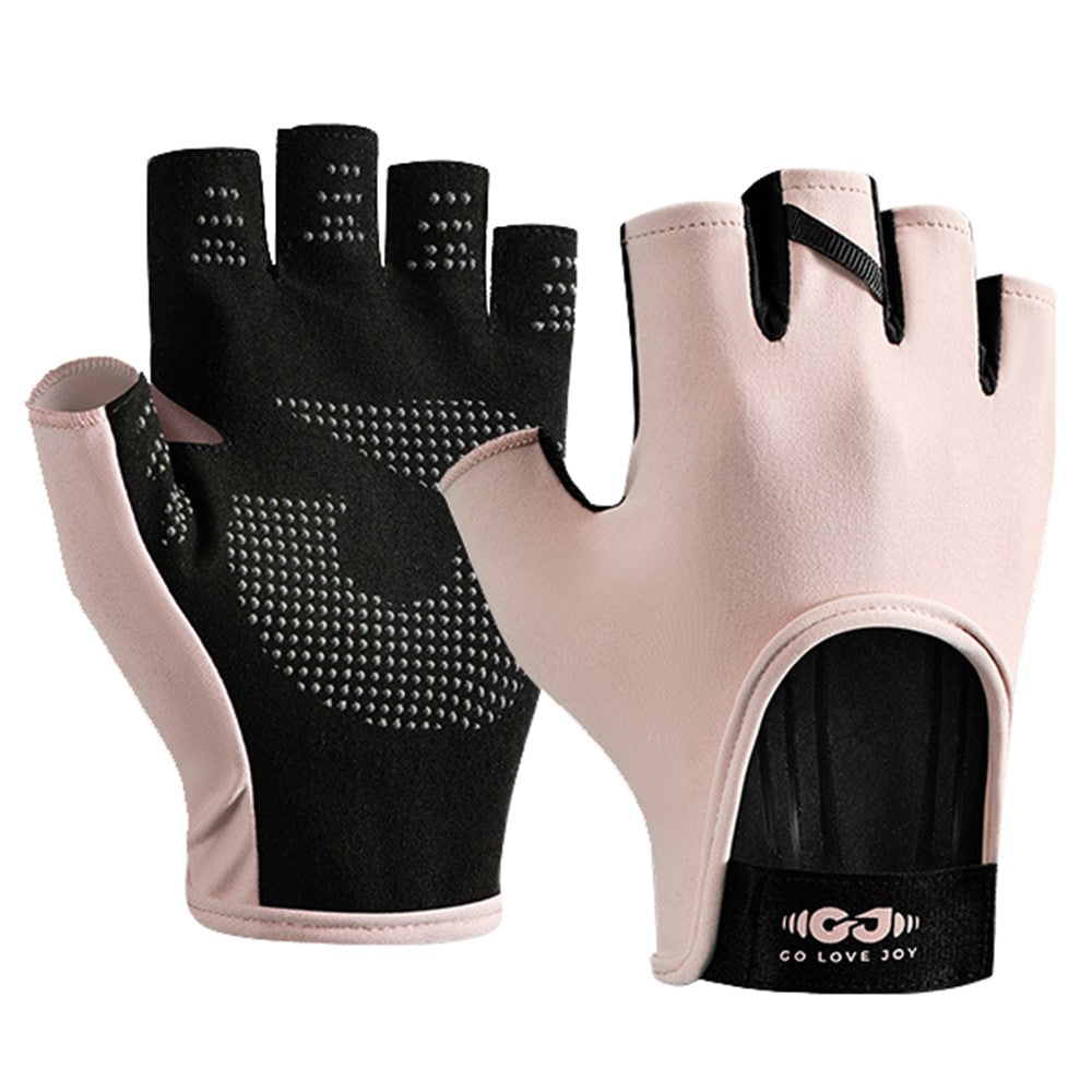 GOLOVEJOY XG85 1 Pair Fitness Cycling Hiking Summer Half Finger Gloves Anti Slip Breathable Workout Gloves