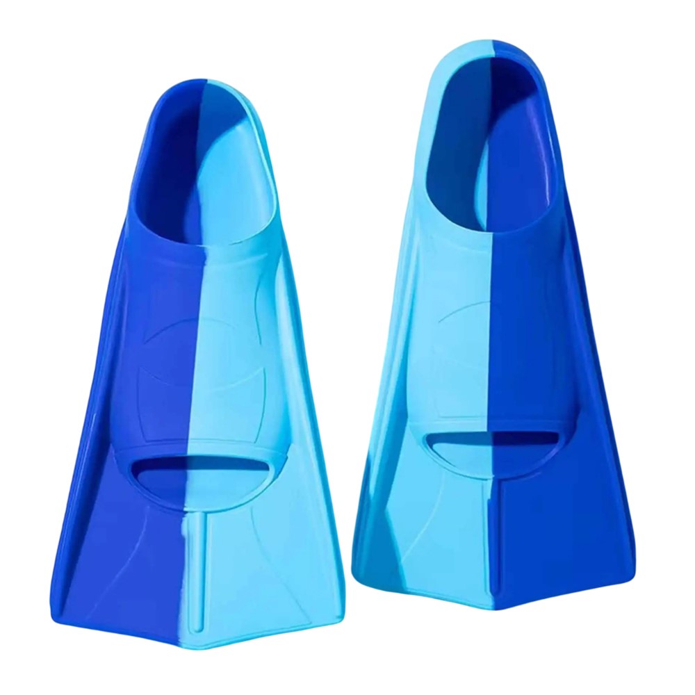1 Pair Silicone Swim Fins Training Flippers Men Women Swimming Diving Equipment, XS for 33-35 Shoe Size