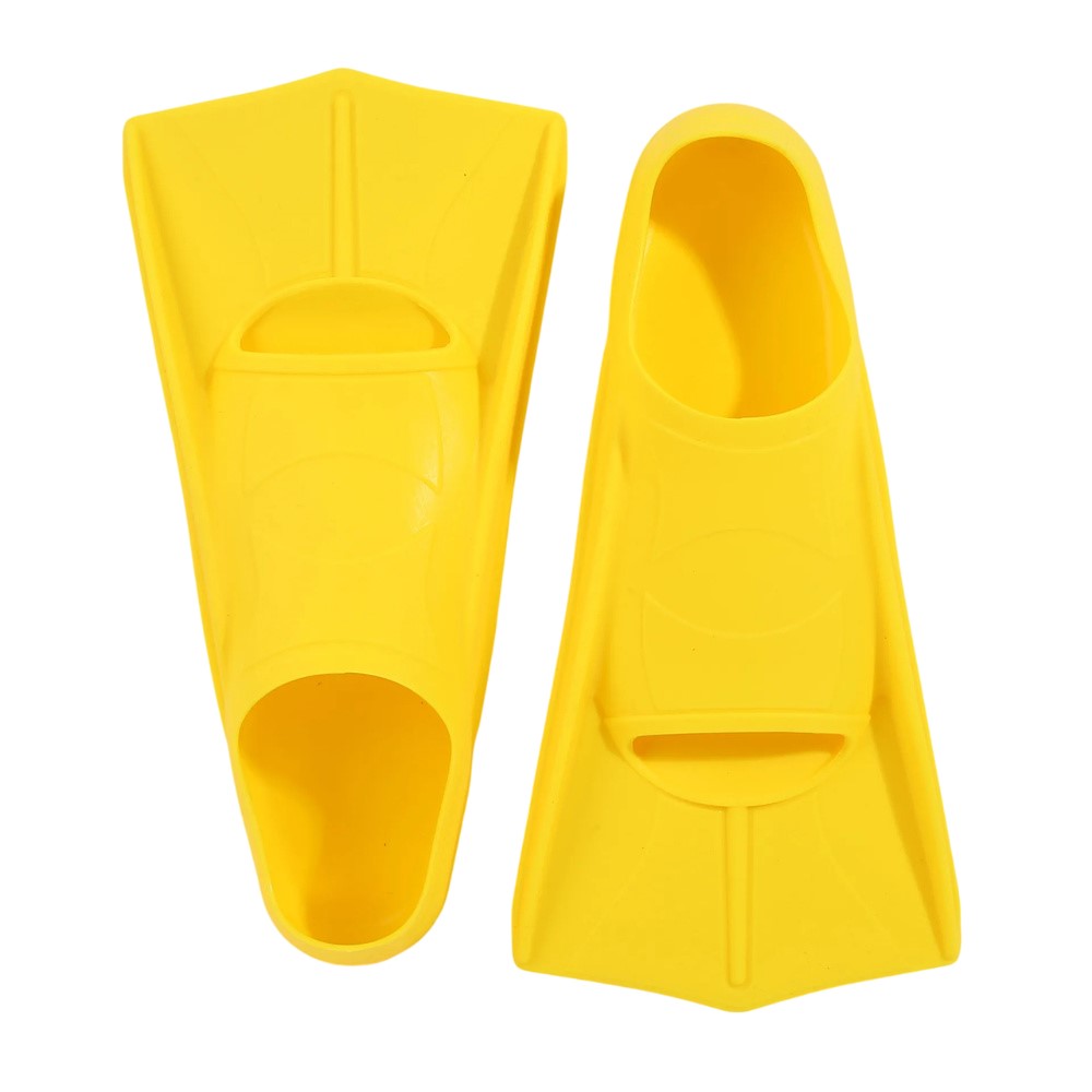 1 Pair Silicone Swim Fins Training Flippers Men Women Swimming Diving Equipment, XS for 33-35 Shoe Size