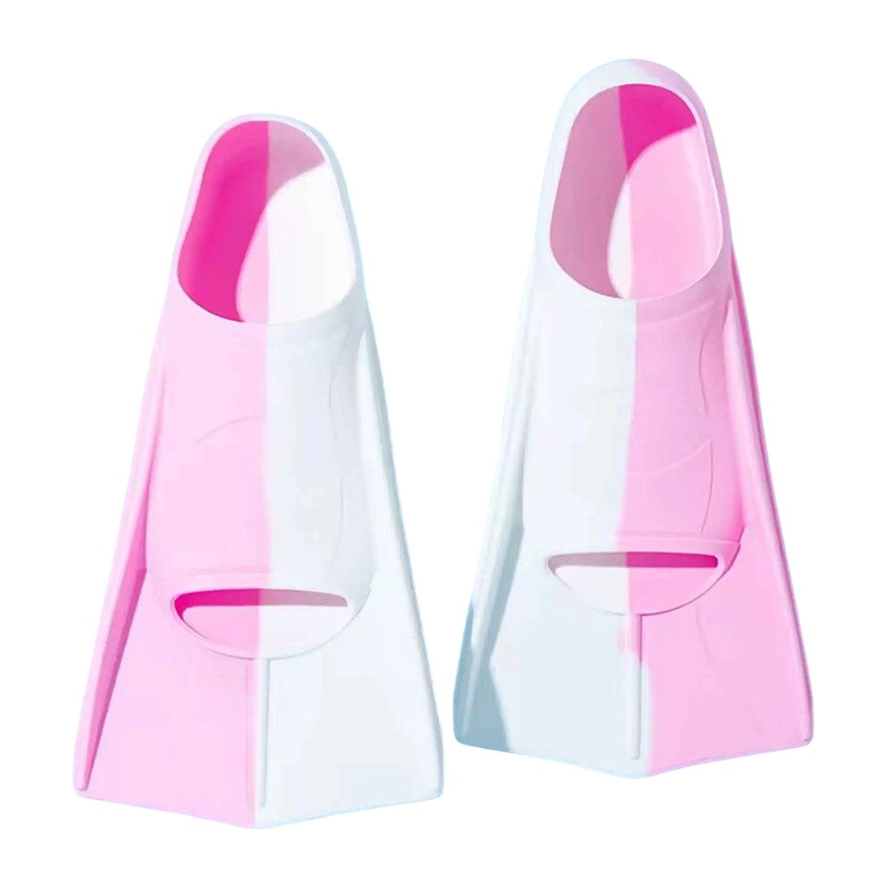 1 Pair Silicone Swim Fins Training Flippers Men Women Swimming Diving Equipment, M for 39-41 Shoe Size